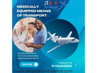 24 Hours Avail Air Ambulance Services in Delhi by Angel for Emergency Shifting