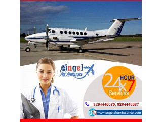 Pick Rescue Air Ambulance Services in Chennai by Angel with Medical Care