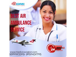 Medivic Aviation Air Ambulance Service in Gorakhpur Helps in Minimizing the Risk while in Transit