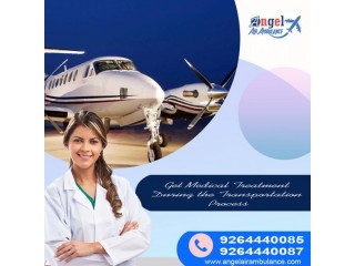 Pick Air Ambulance Services in Raipur with Complete Health Solution by Angel