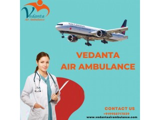 Vedanta Air Ambulance Service in Imphal Utilize with Therapeutic Team