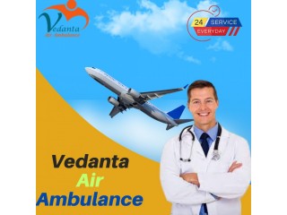 Vedanta Air Ambulance Service in Jaipur Hire for Emergency Patient Transportation