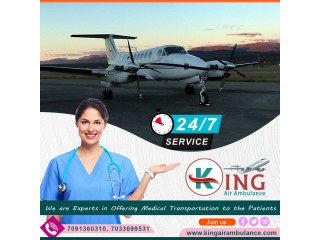 Hire Top-notch King Air Ambulance Services in Patna with Medical Service
