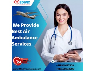 Medivic Aviation Air Ambulance Service in Cuttack Performs Medical Evacuation Services with efficiency
