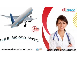 Book Air & Train Ambulance Services from Udaipur with Bed to Bed Medical Facility by Medivic Aviation