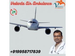 Vedanta Air Ambulance Service in Surat with Transparent Medical Policy