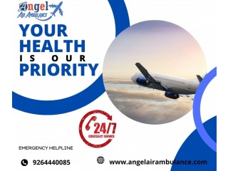 Pick Modern ICU Air Ambulance services in Varanasi with Superior Medical Aid by Angel