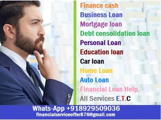 Financing / Credit / Loan WhatsApp +918929509036