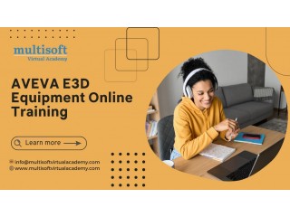 AVEVA E3D Equipment Online Training by Multisoftvirtualacademy