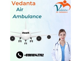 First-Class Air Ambulance Service in Udaipur by Vedanta Book for Vital Patient Shifting