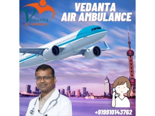 Vedanta Air Ambulance Service in Dimapur Receive for Consistent Transferring