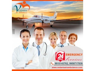 Choose Air Ambulance Service in Cooch Behar by Vedanta with Reasonable Prices