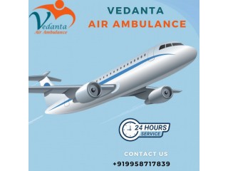 Vedanta Air Ambulance Services in Purnia with Modified Health Support