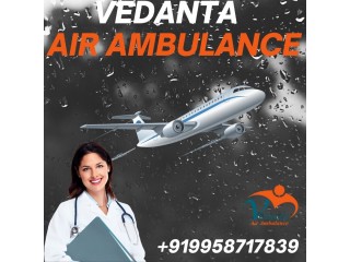 Vedanta Air Ambulance Services in Rewa with Obligatory Medical Assistance