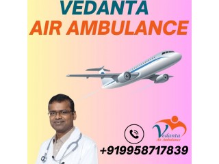 Air Ambulance Services in Srinagar Avail with Medication by the Vedanta