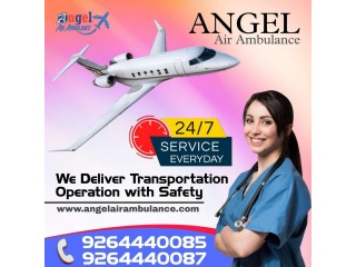 Angel Air Ambulance service in Ranchi  with Quick Relocation