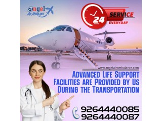 Use Hi-tech Transportation Facilities through Angel Air Ambulance service in Varanasi