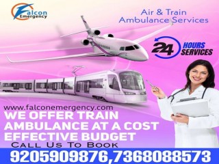 Get Critical Care Train Transportation Offered by Only Falcon Train Ambulance in Guwahati
