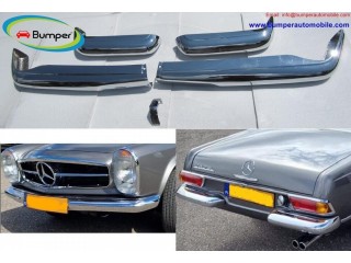 Mercedes Pagode W113 bumpers without over rider(1963 -1971)