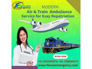 Falcon Emergency Train Ambulance in Patna is Available at a Very Low Fare