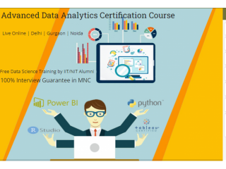 Data Analytics Course in Delhi, Mayur Vihar, Free R, Python & Alteryx Classes, Free Demo, 100% Job