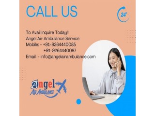 Utilize Angel Air Ambulance Service in Ranchi with Classy Medical Equipment