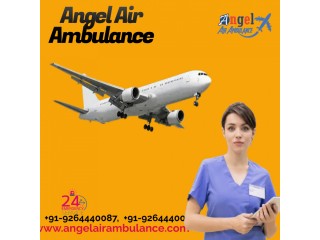 Select Angel  Air Ambulance Service in Muzaffarpur With Top -Quality Medical Device