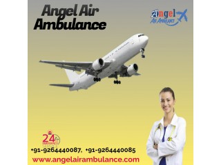 Available Angel  Air Ambulance Service In Gaya A High-Quality Cardiac Monitor Setup