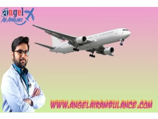 Gain Angel Air Ambulance Service In Raigarh With High Grade Medical Tool