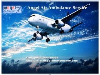 Select Angel Air Ambulance Service in Gaya With A Specialist Paramedical Team