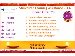 Best Data Analytics Certification Course in Delhi, Ashok Vihar, Diwali Offer '23, Free R, Python & Alteryx Training with Free Demo Classes,