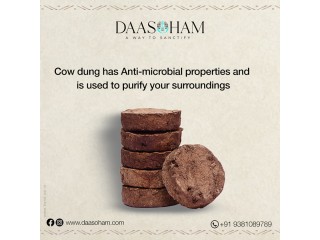 Cow Dung Cakes For Durga Yagna