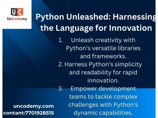Python Unleashed: Harnessing the Language for Innovation