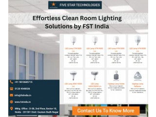 Effortless Clean Room Lighting Solutions by FST India