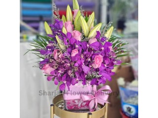Elegant Purple Flowers: Delivery to Al Nasserya