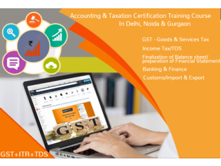 GST Certification Course in Delhi, 110068, SLA Accounting Institute, Taxation and Tally Prime Institute in Delhi,